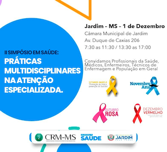 No Dia Mundial de Luta Contra a Aids, Jardim realiza simpósio para capacitar profissionais da saúde