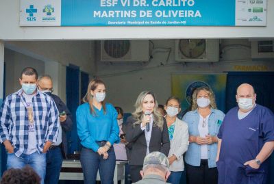 Jardim recebeu ação de saúde do Grupo Onça Pintada