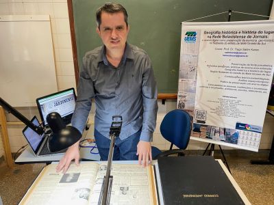 Projeto científico da UEMS Jardim disponibiliza acervo digitalizado de jornais da região